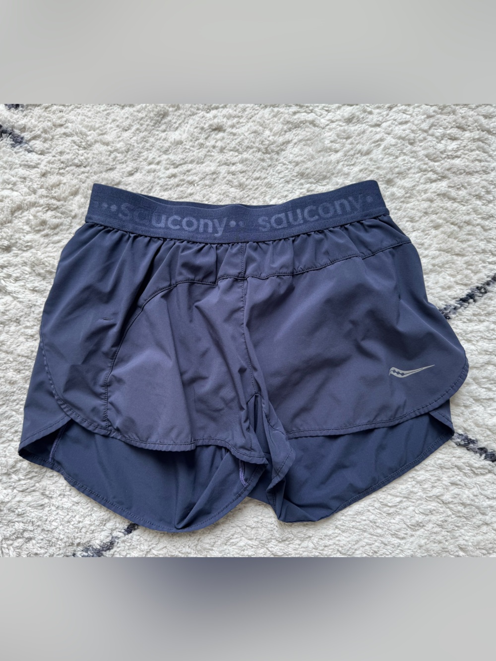 Saucony Women’s Navy Blue Athletic Shorts